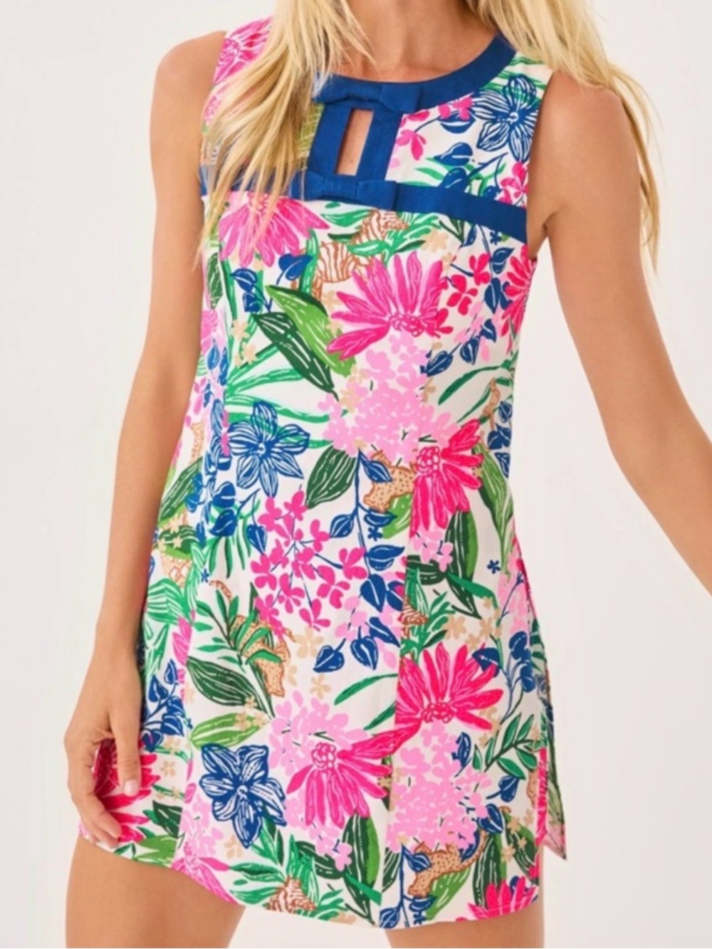 NWT Lilly Pulitzer 16 Clare Shift Romper “Endless Summers” sz 16 - Picture 4 of 12